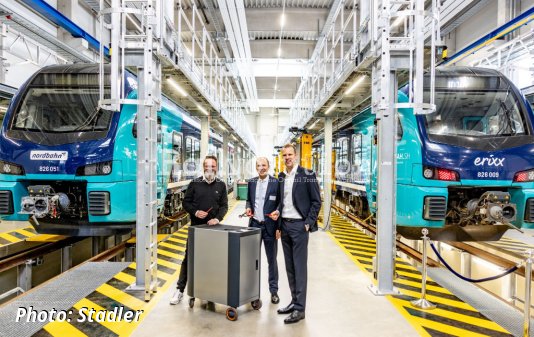 Stadler's newest service centre in Germany