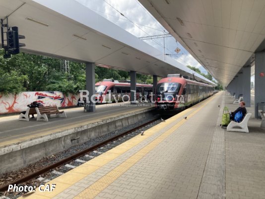CAF commissions the first phase of modernised Sofia central station