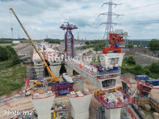 UK-first technique in full swing on HS2’s River Tame West Viaducts