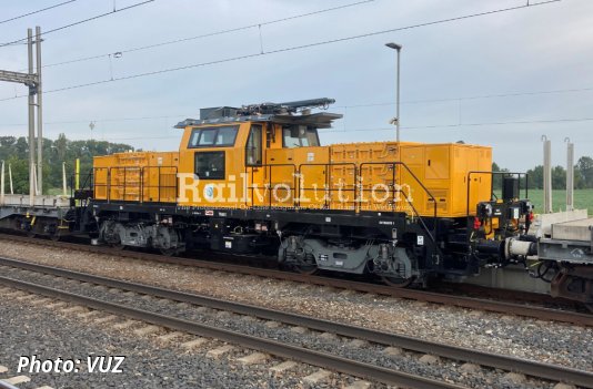 CAF-built RATP locomotive at Velim