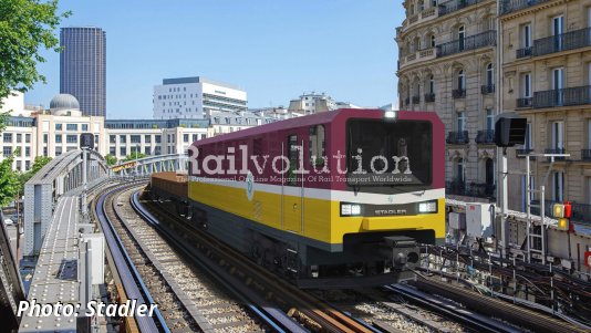 Customised Stadler locomotives for the Paris metro