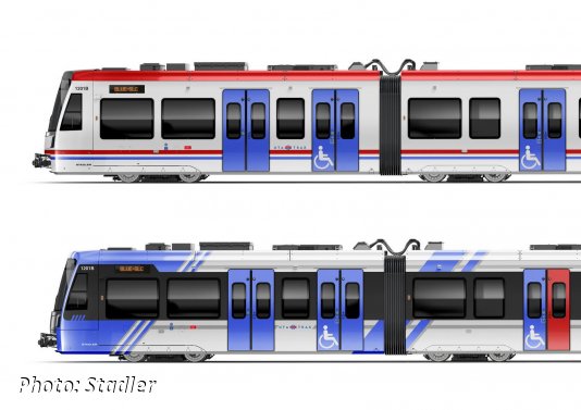 Stadler's first light rail order in the USA