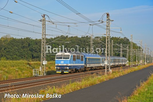 The last ČD's Class 150.2 locomotives remain in service