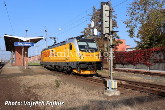 Tests of RegioJet's TRAXXes around Olomouc