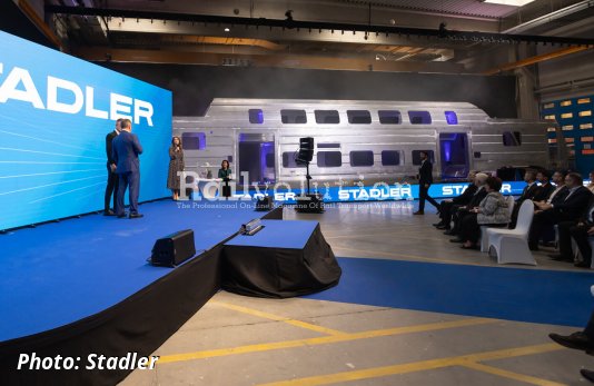 Stadler presents first double-deck carr produced in Hungary