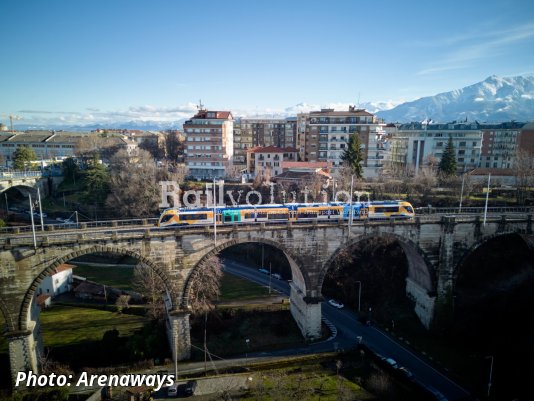 Arenaways on the Cuneo - Savigliano line